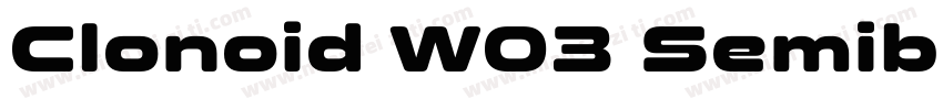 Clonoid W03 Semibold字体转换